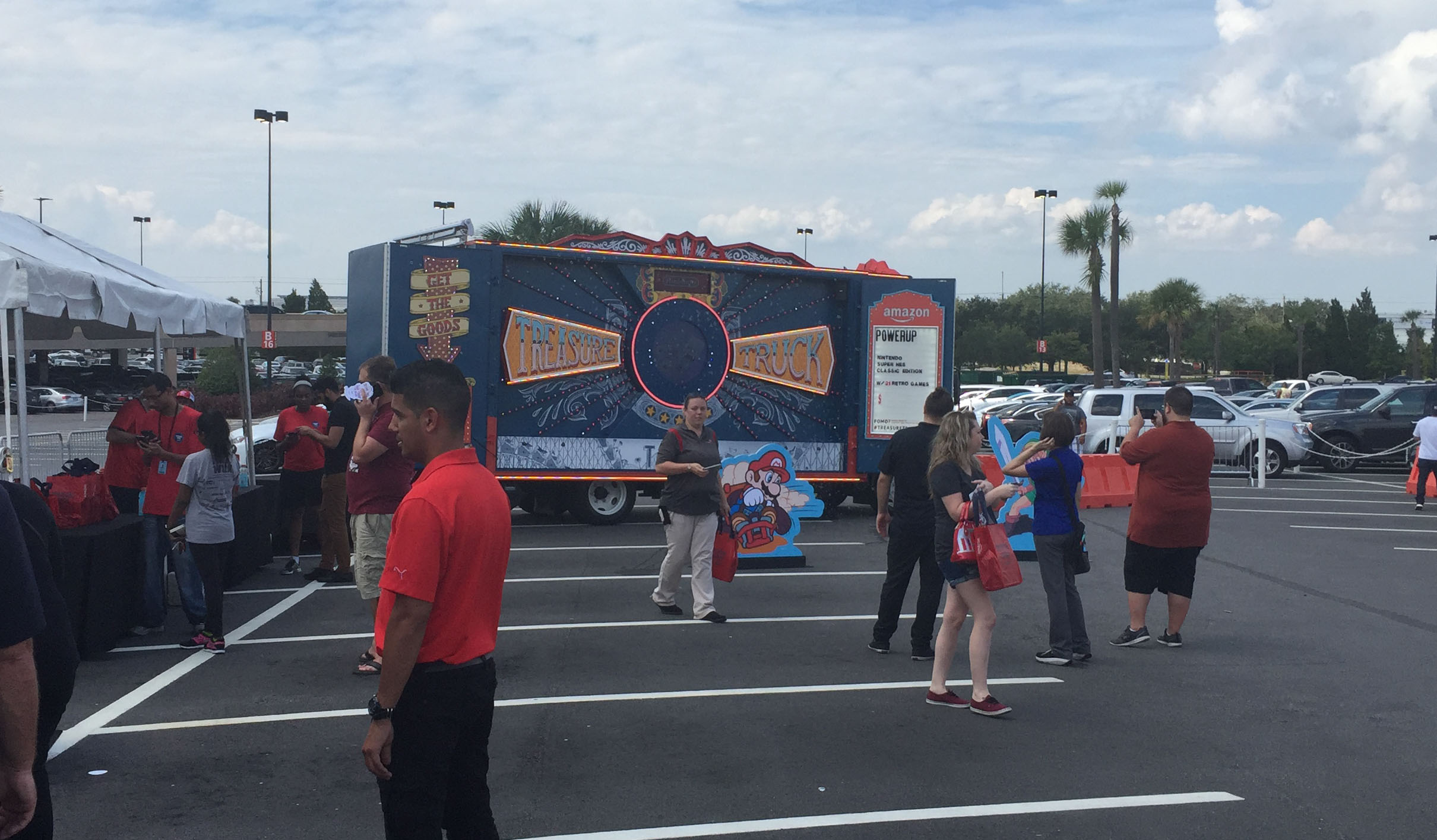 Amazon Treasure Truck parks in Tampa